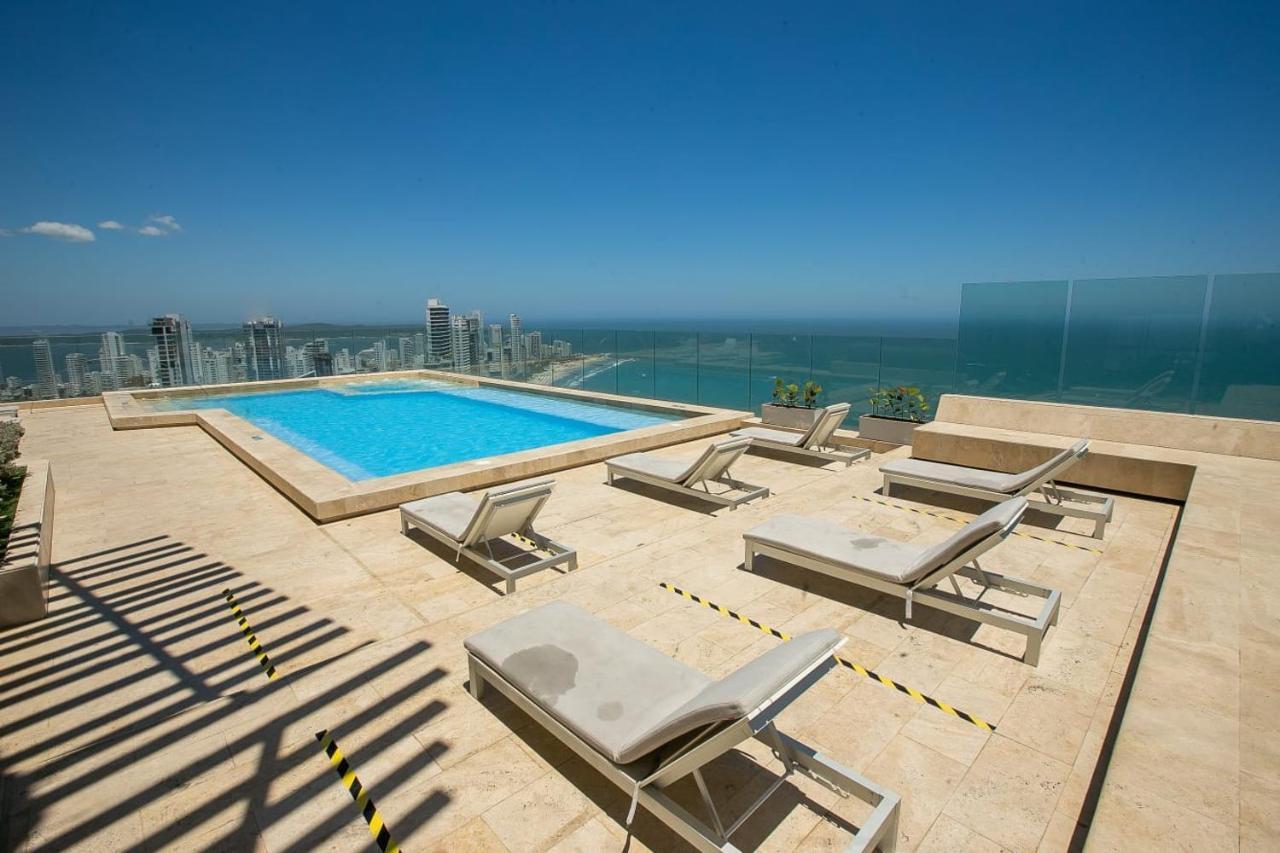 Apartamento En Edificio Murano Elite Frente A Las Playas De Bocagrande Cartagena Bagian luar foto