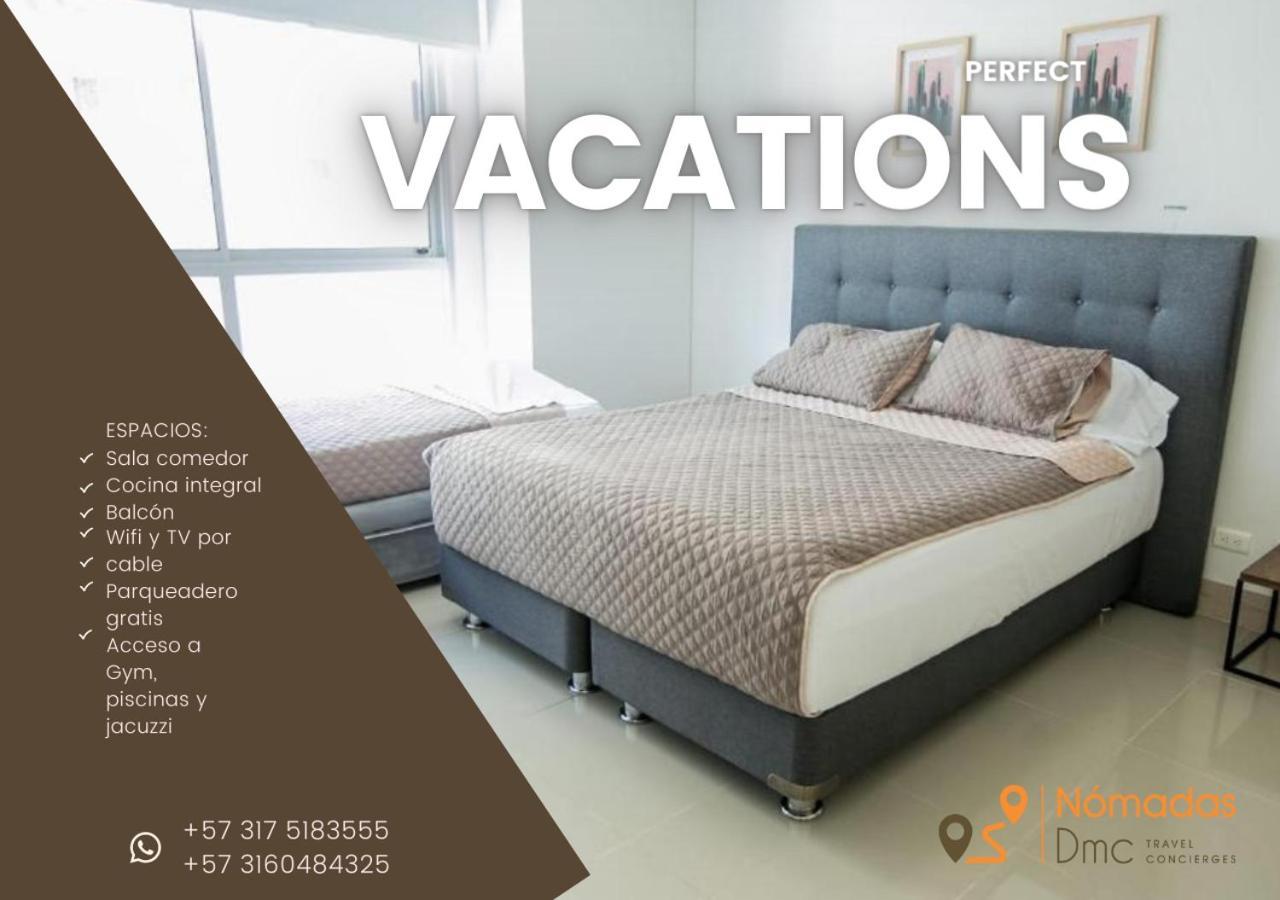 Apartamento En Edificio Murano Elite Frente A Las Playas De Bocagrande Cartagena Bagian luar foto